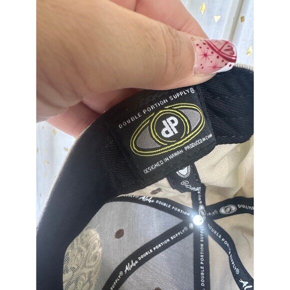 Double Portion Supply Hawaiian Flag Ekolu Super Puff Embroidered Flat Bill Hat - Picture 7 of 7